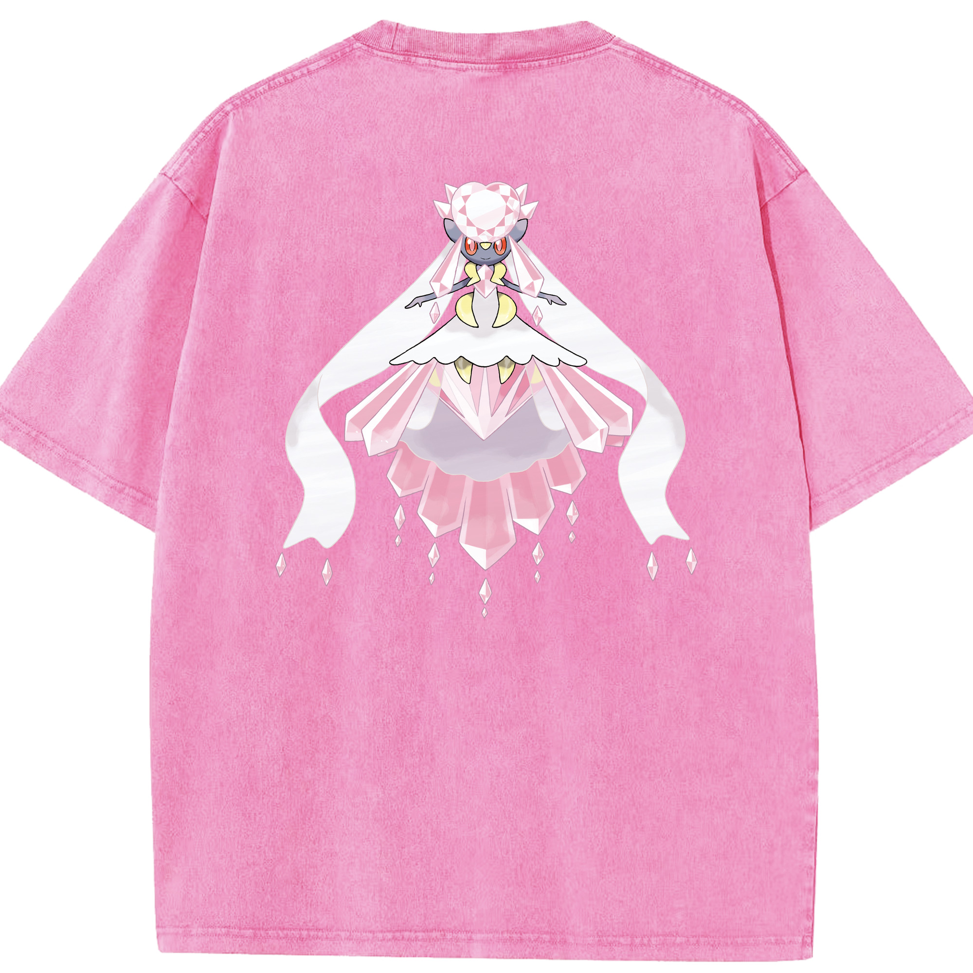 （画像用） ポケットモンスター Pokémon 綿100% ヴィンテージ風 半袖Tシャツ（背面プリント）